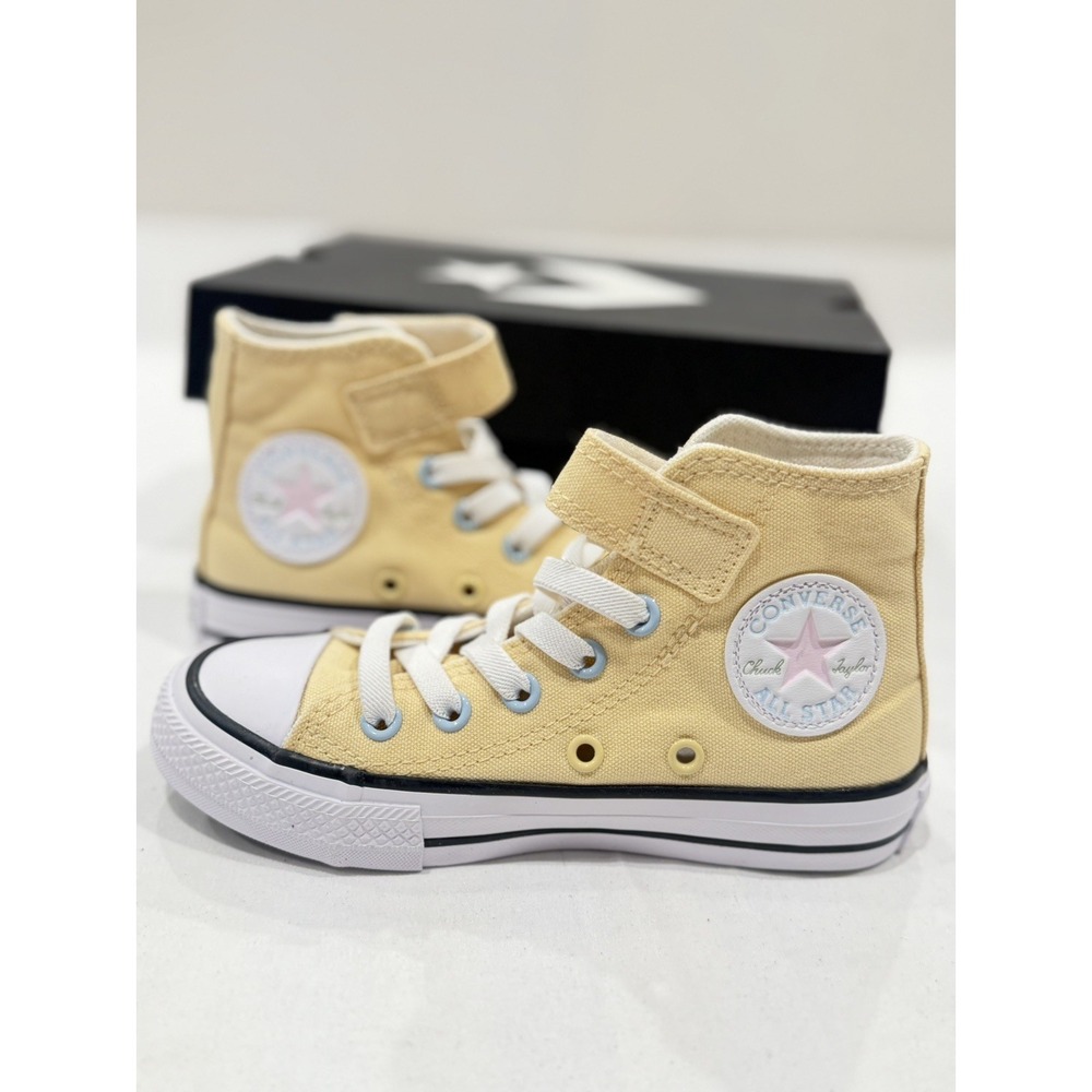 Converse Chuck Taylor All Star High Top Lace Up Sneaker Yellow Kids 11 A17090F